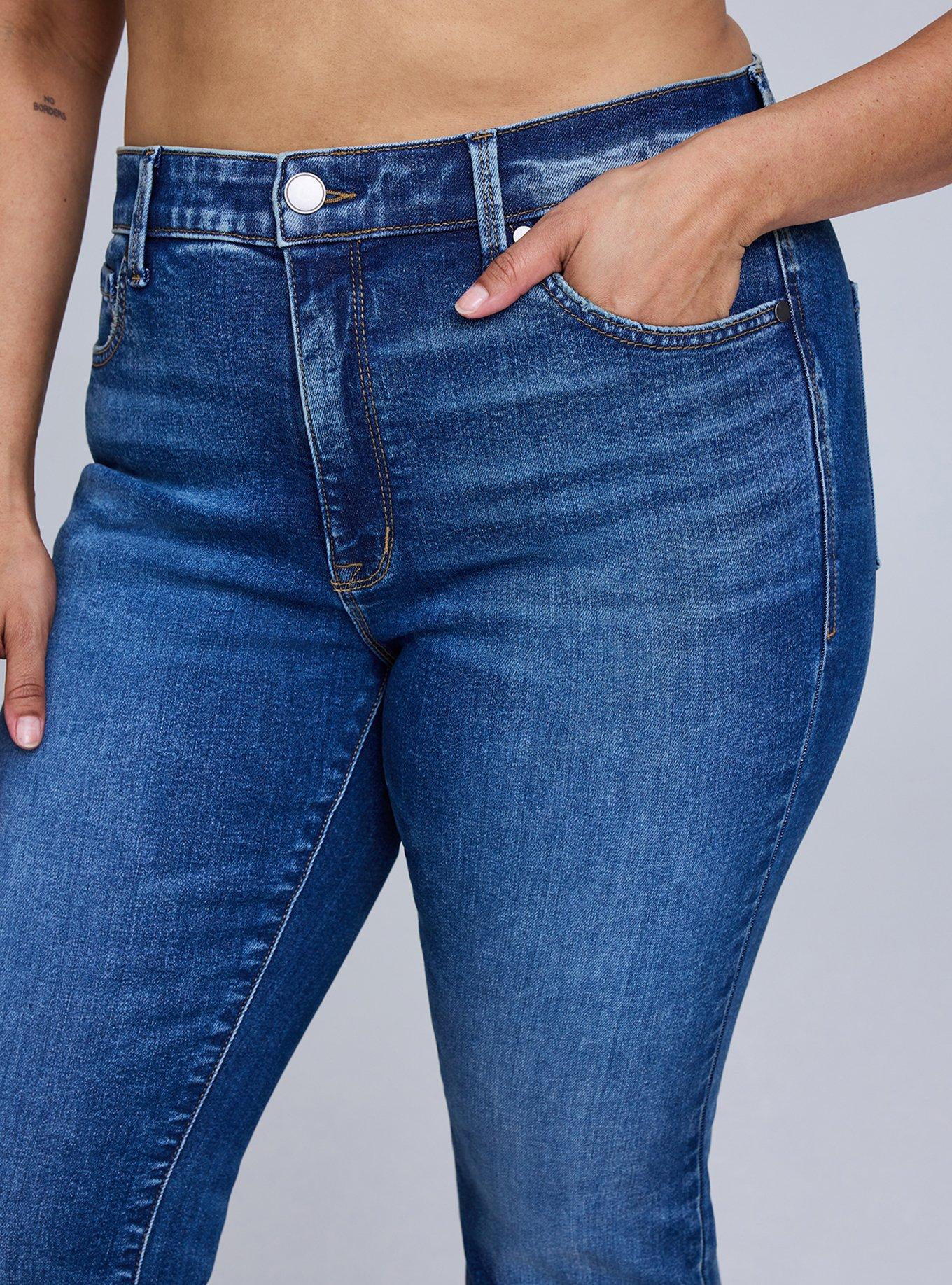 Belle Isle Sky High Crop Kick Boot Jean