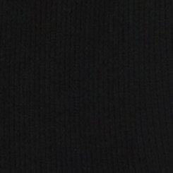 Lace Trim Babydoll Top, DEEP BLACK, swatch