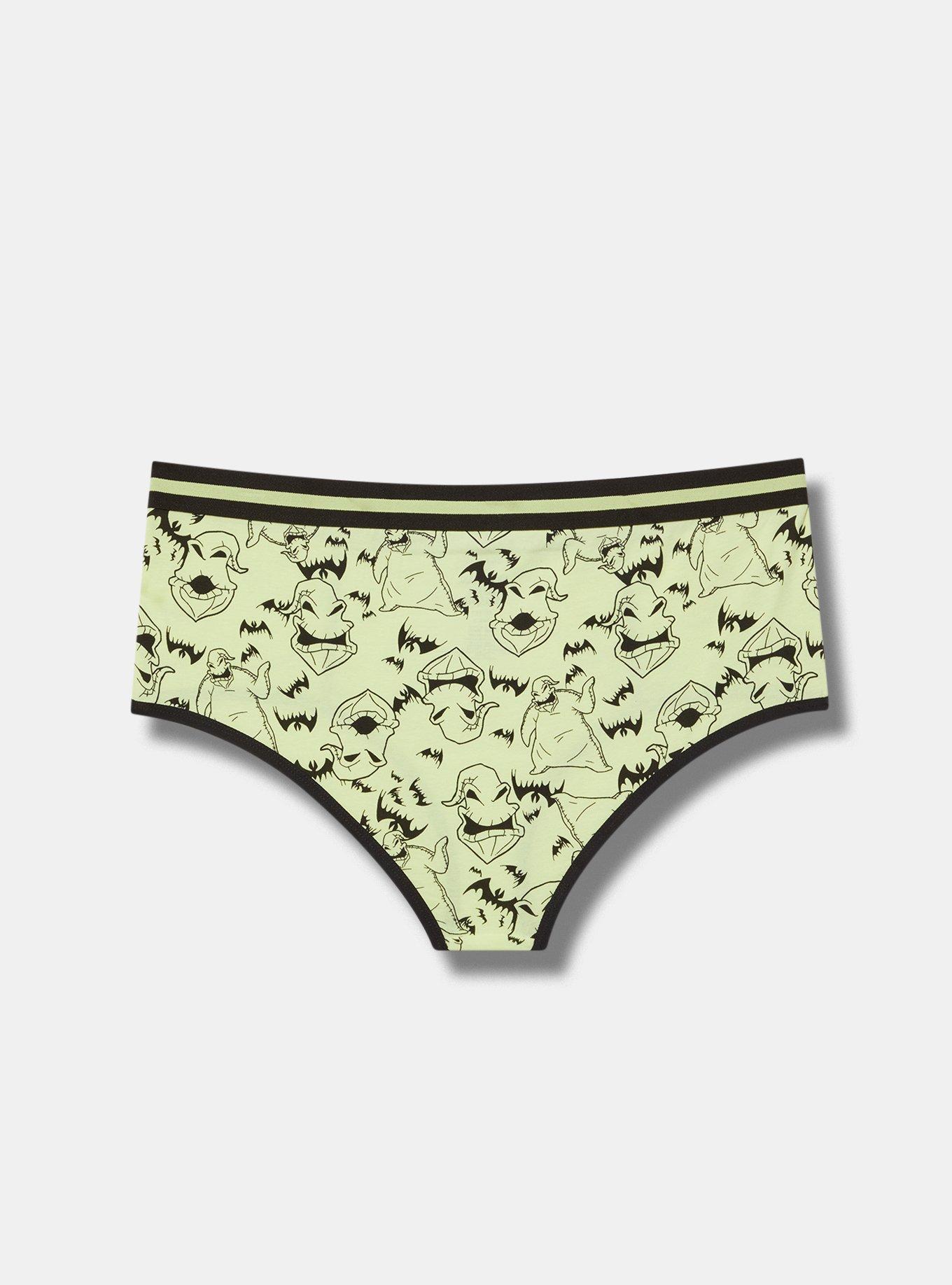Oogie Boogie Mid-Rise Cotton Cheeky Panty