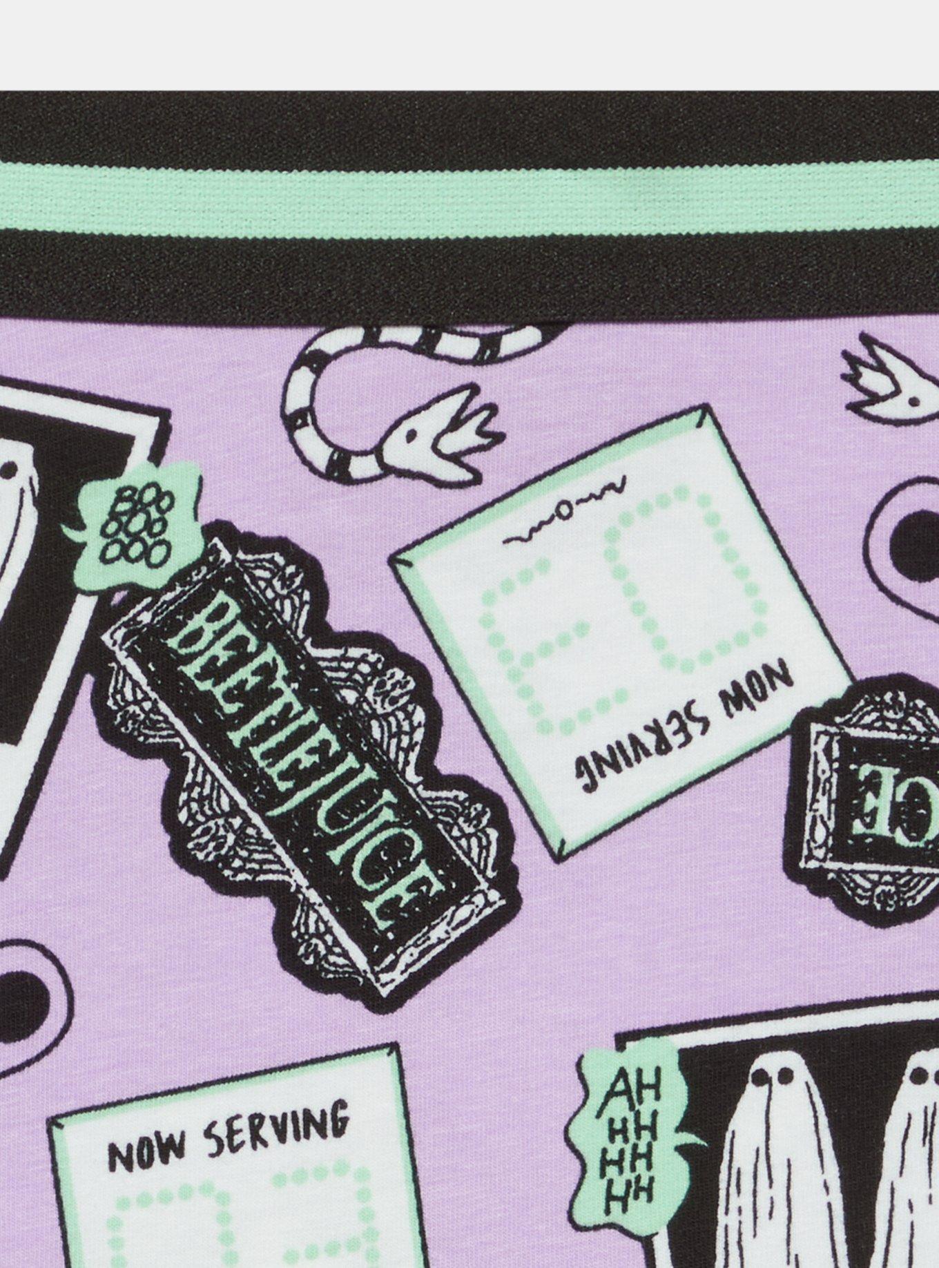 Beetlejuice Mid-Rise Cotton Cheeky Panty