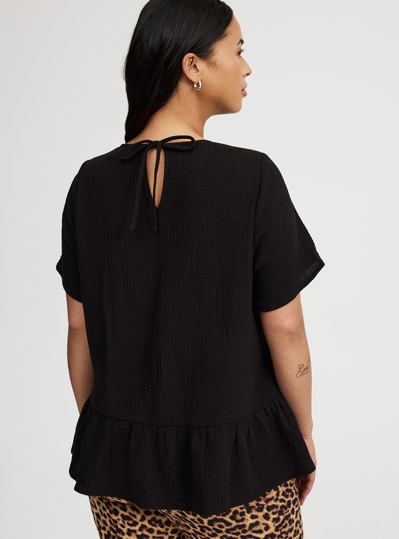 Short Sleeve Tiered Top