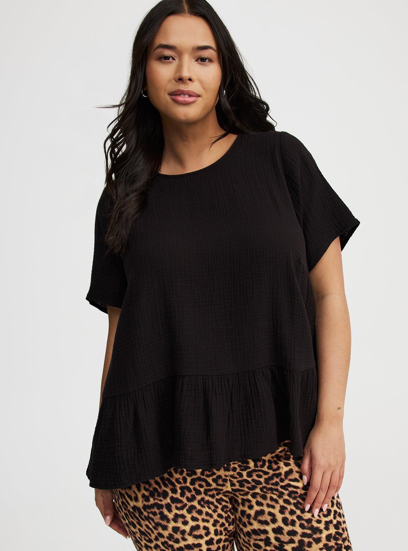 Short Sleeve Tiered Top