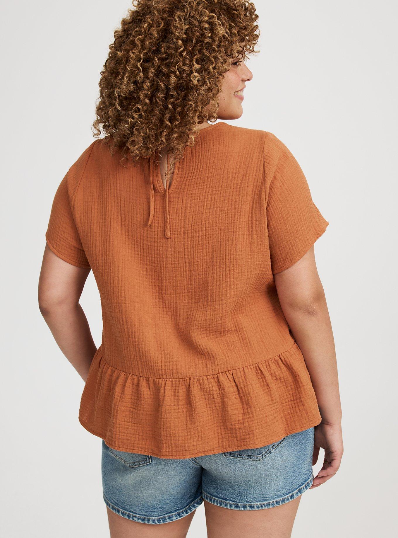 Short Sleeve Tiered Top