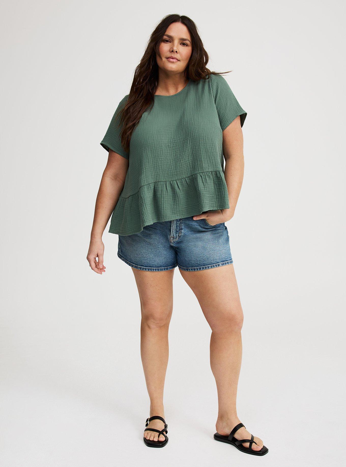 Short Sleeve Tiered Top