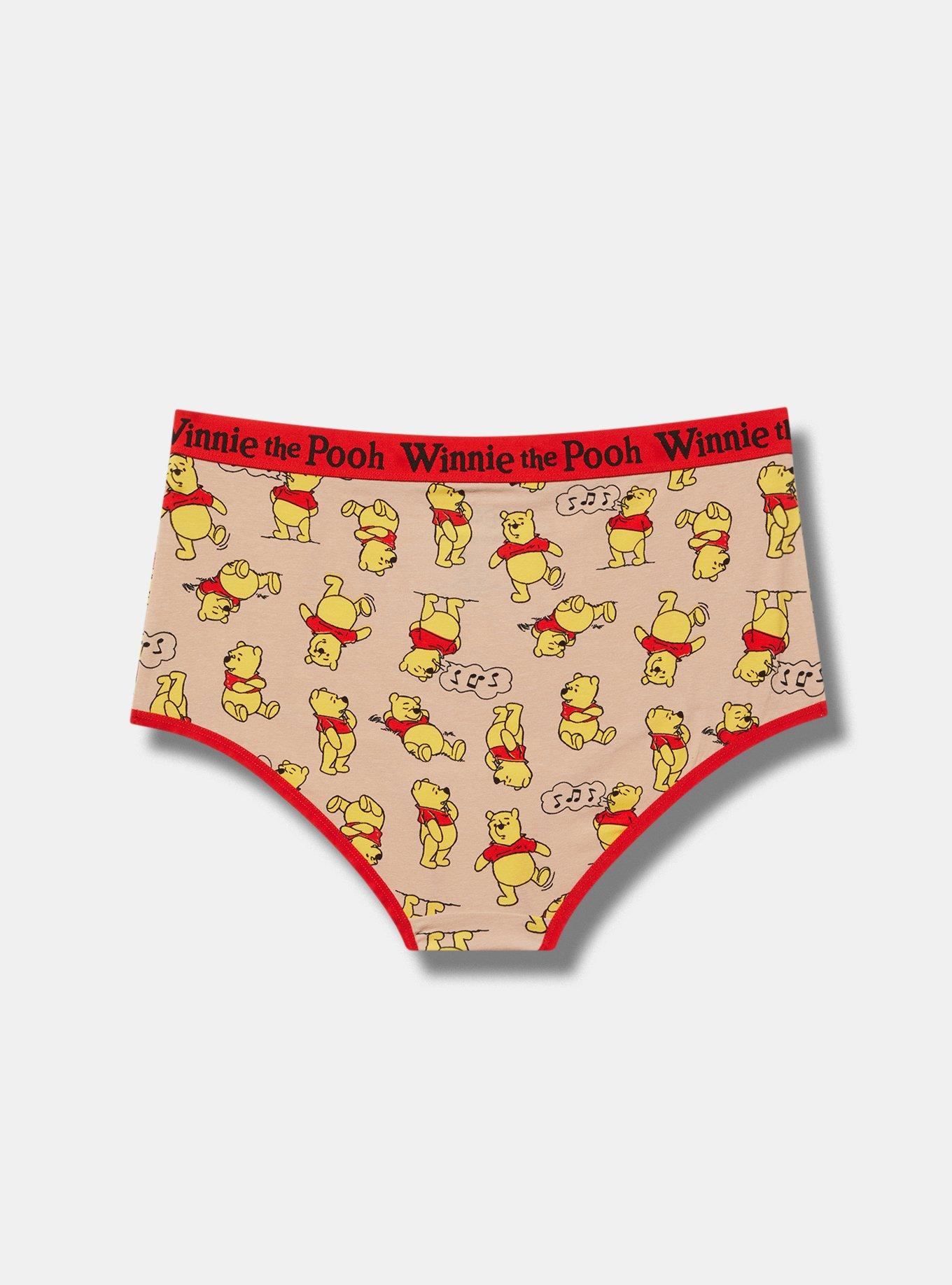 Winnie the Pooh Mid-Rise Cotton Brief Panty