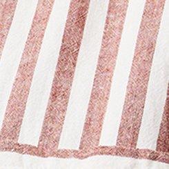 Drop Shoulder Relaxed Shirt, CLASSIC STRIPE CLOUD DANCER / ROASTED RUSSET, swatch