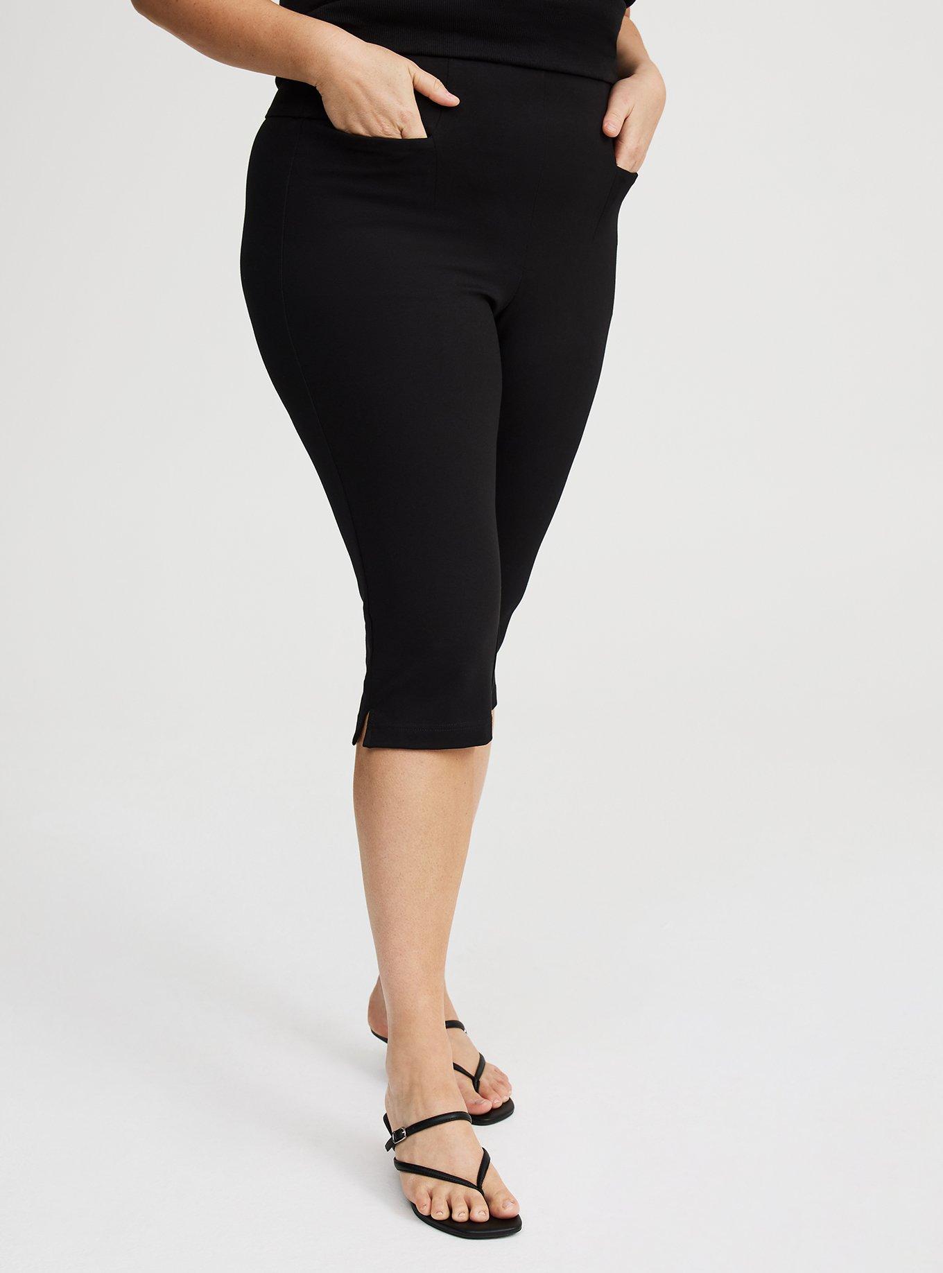 Pull-On High-Rise Capri Pant