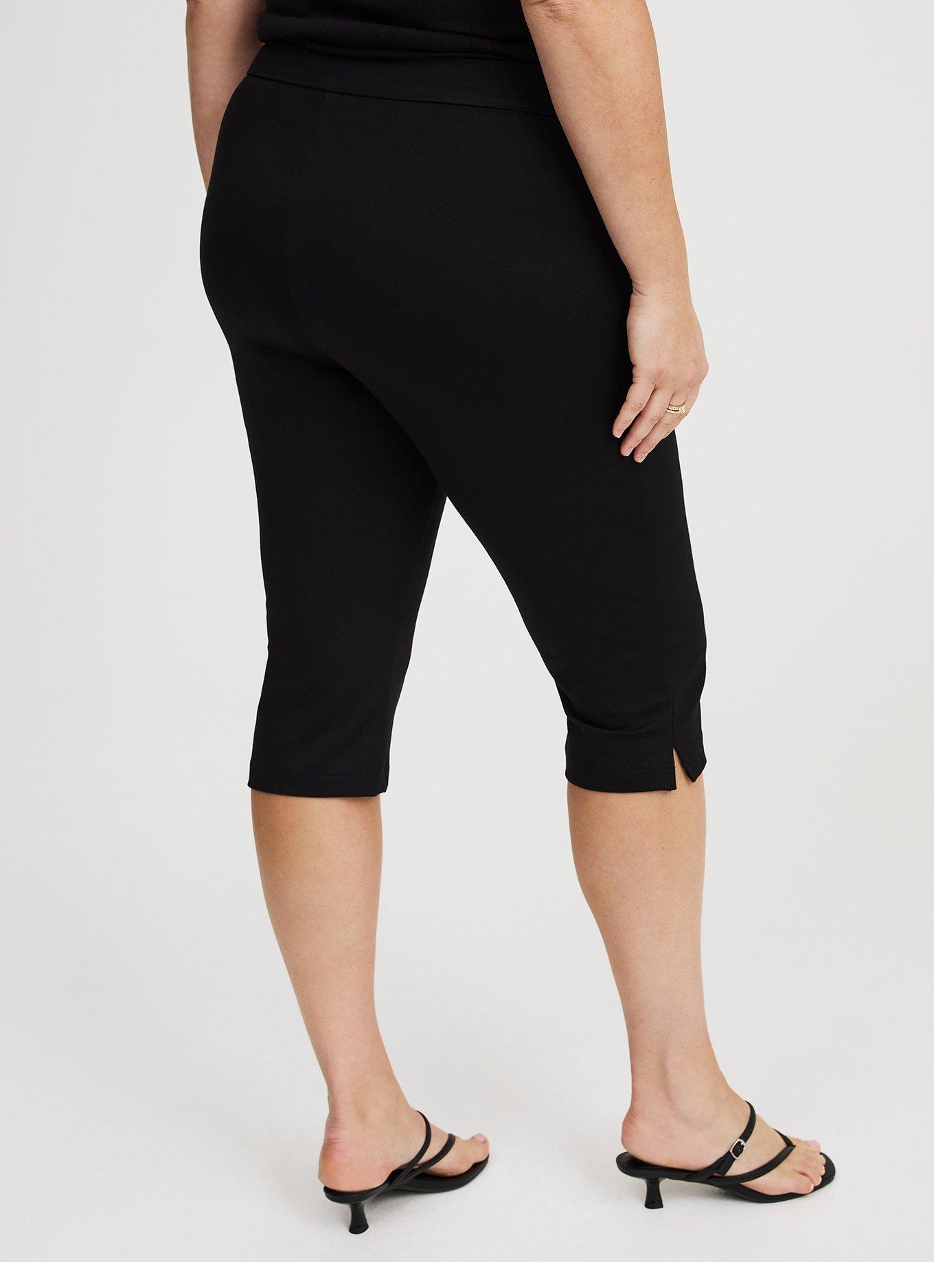 Pull-On High-Rise Capri Pant