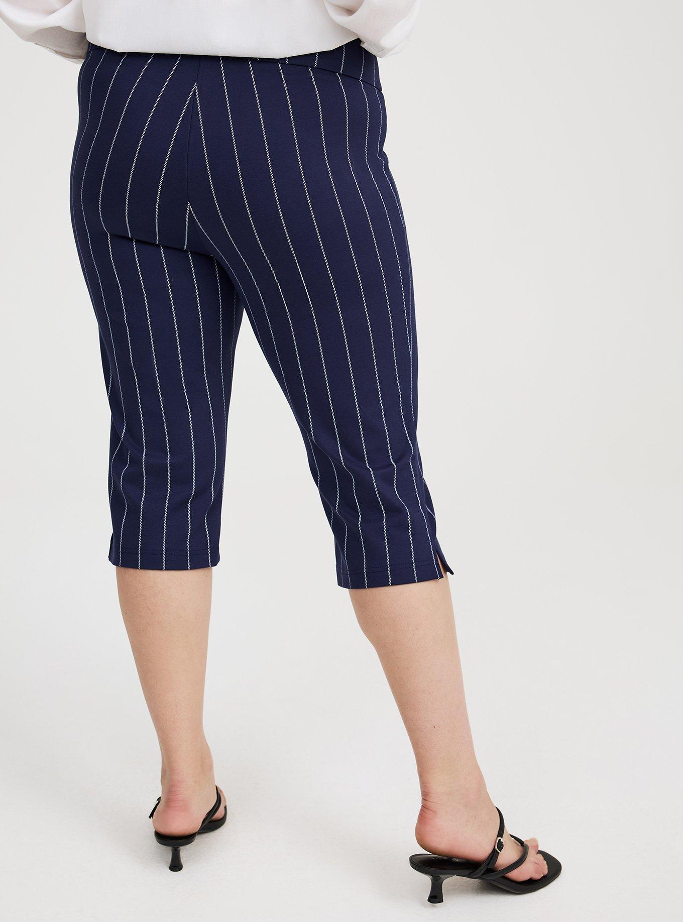 Pull-On High-Rise Capri Pant