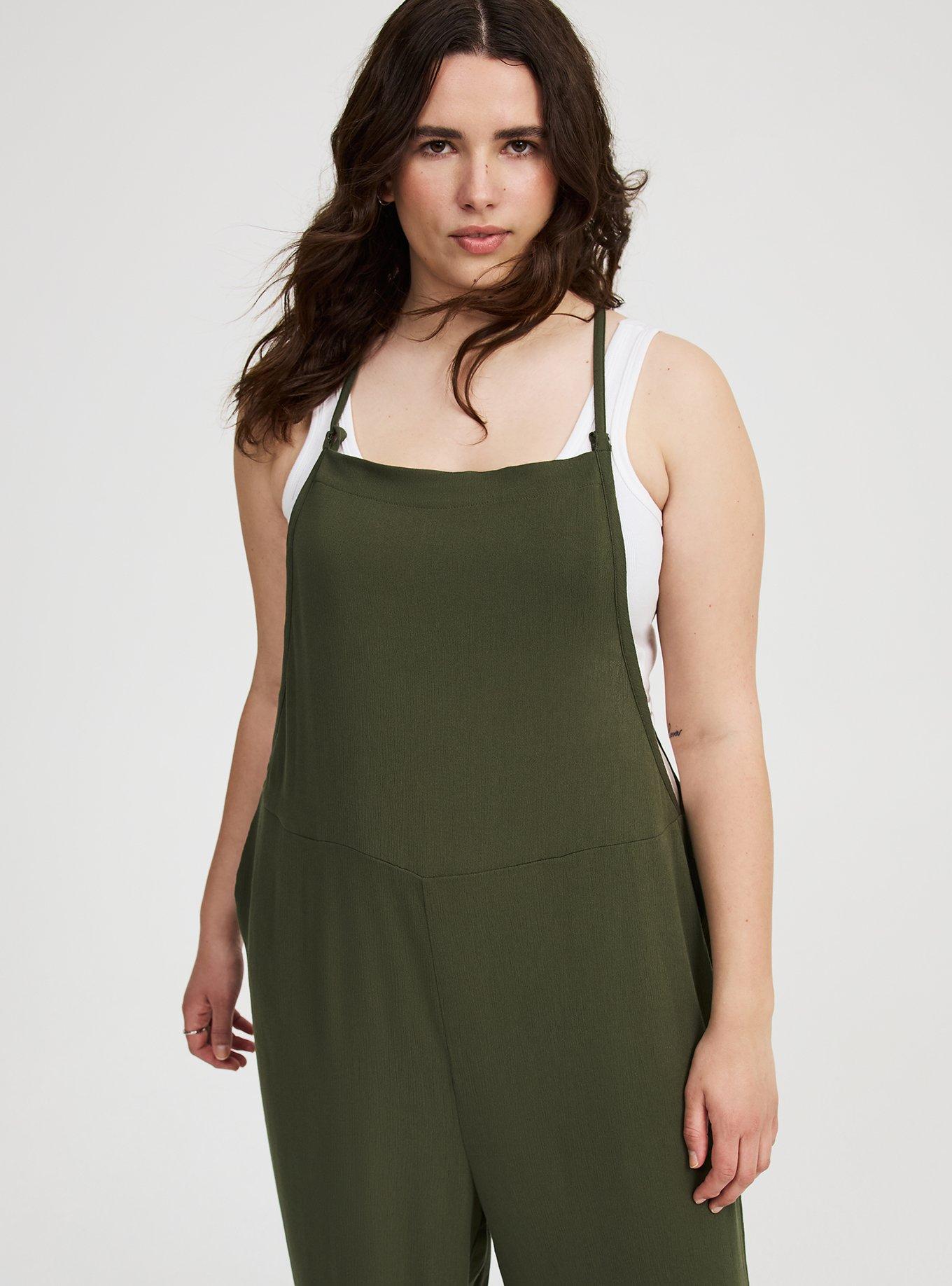 Wide Leg Overalls