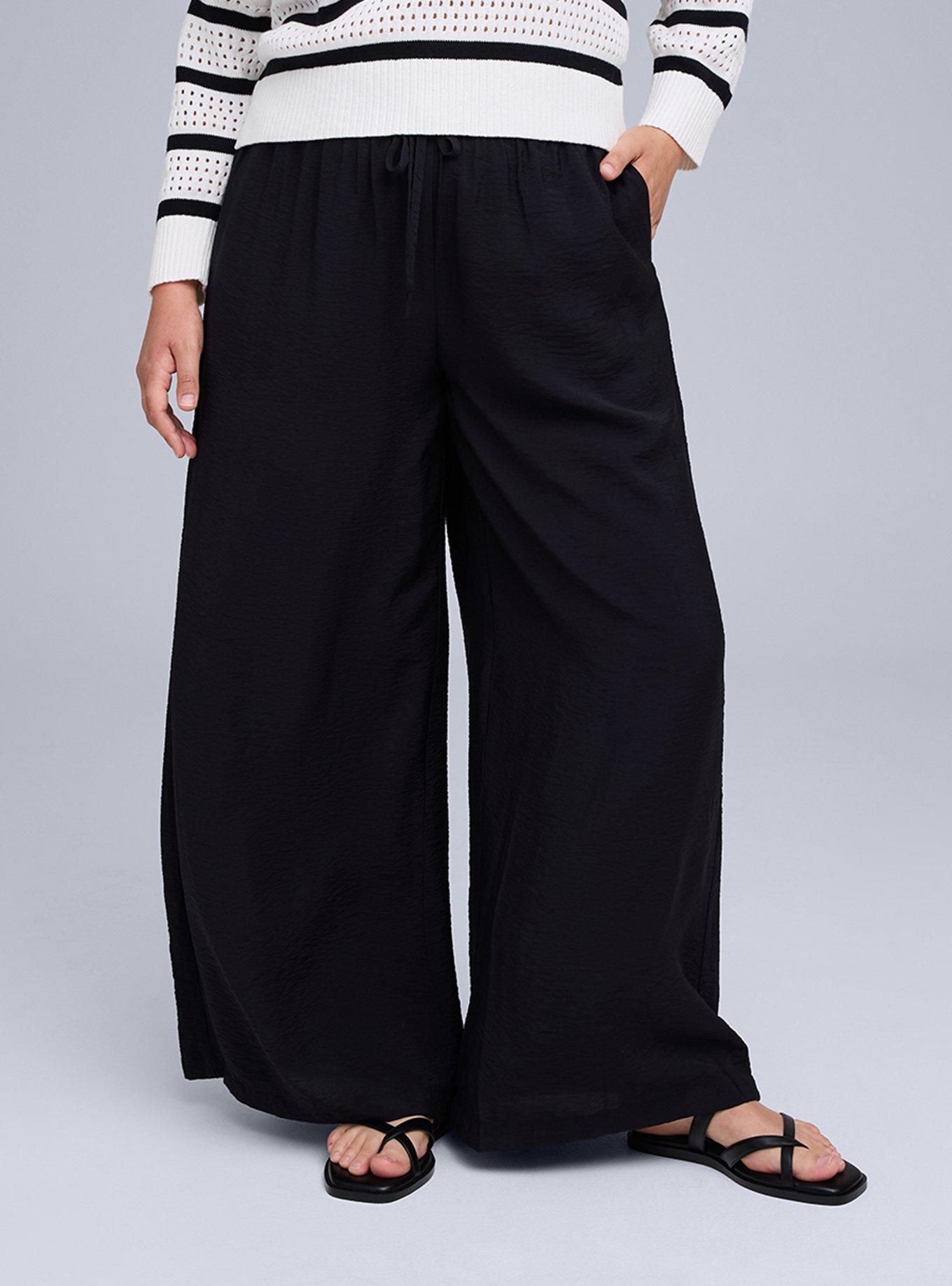 Belle Isle High-Rise Pull-On Wide Leg Pant