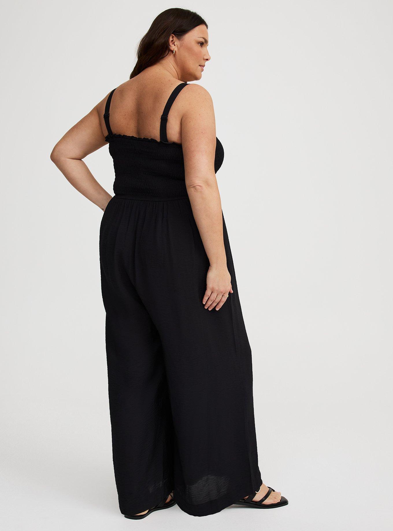 Smocked Tube Jumpsuit