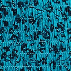 Plus Size Smocked Tube Jumpsuit, WINDY DITSY BISCAY BAY, swatch