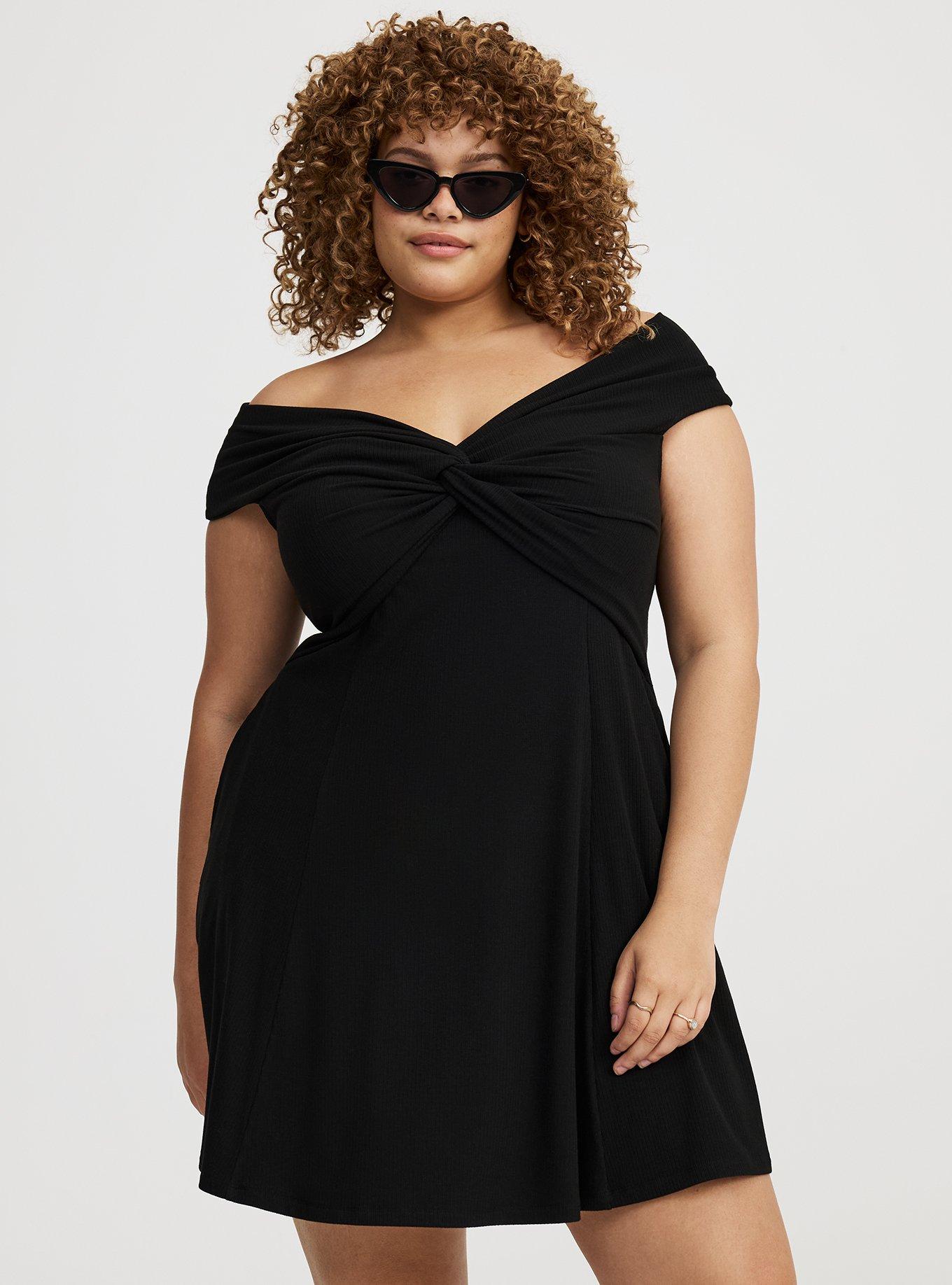 Off-Shoulder Mini Dress
