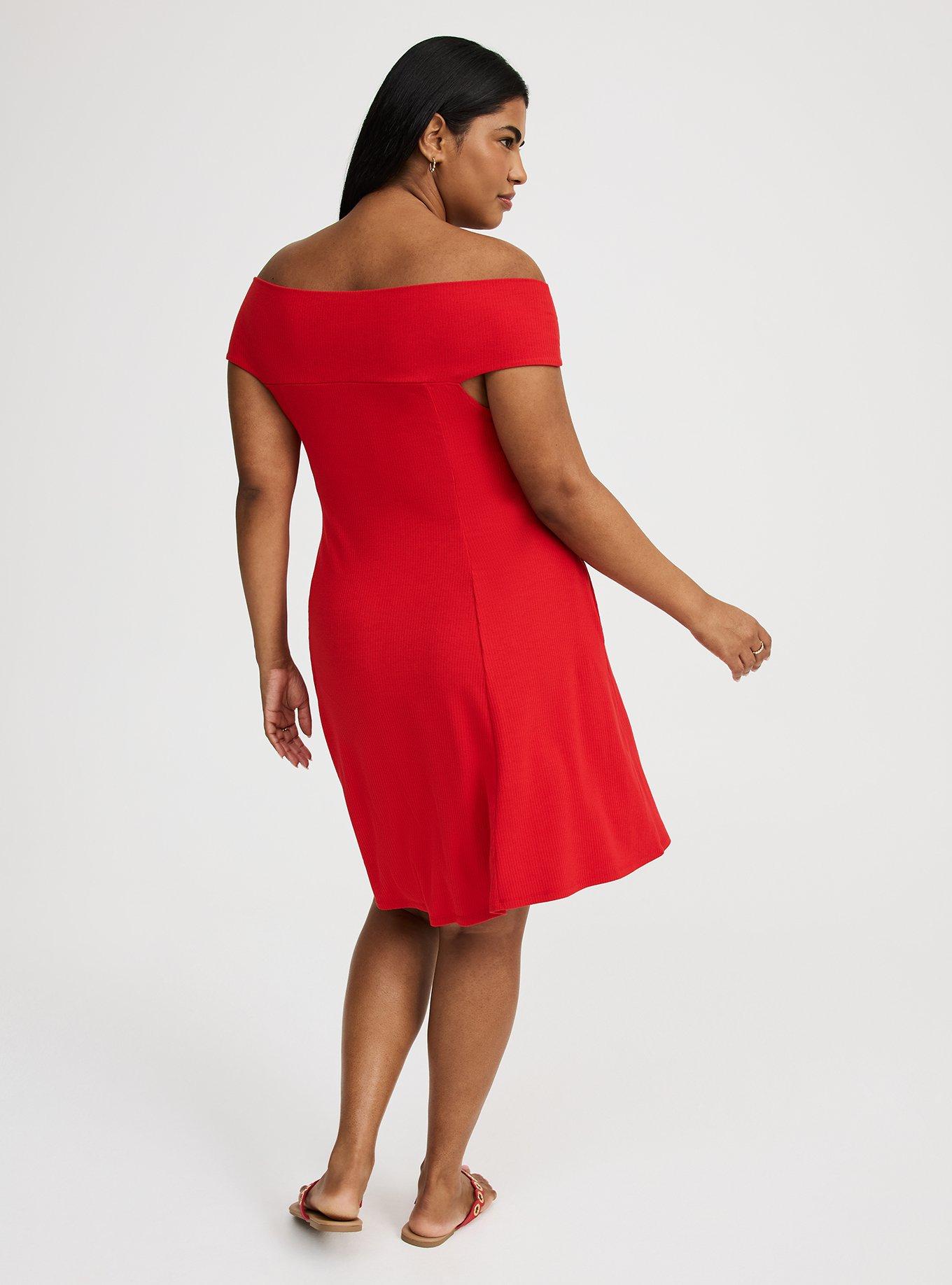 Off-Shoulder Mini Dress