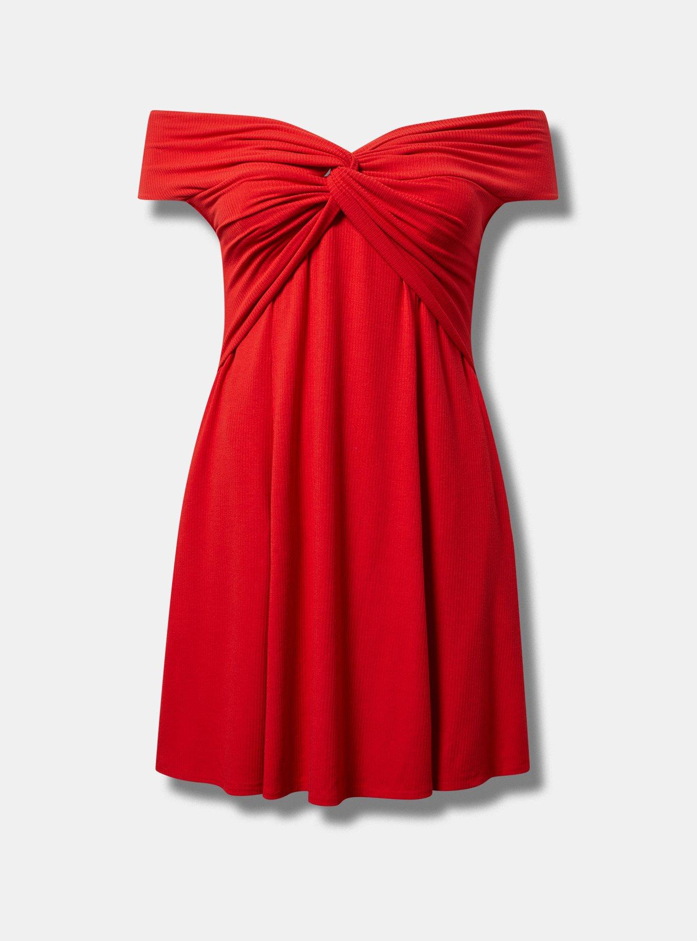 Off-Shoulder Mini Dress