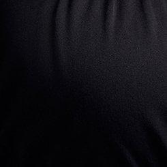Plus Size Nightfall Lace-Up Top, DEEP BLACK, swatch