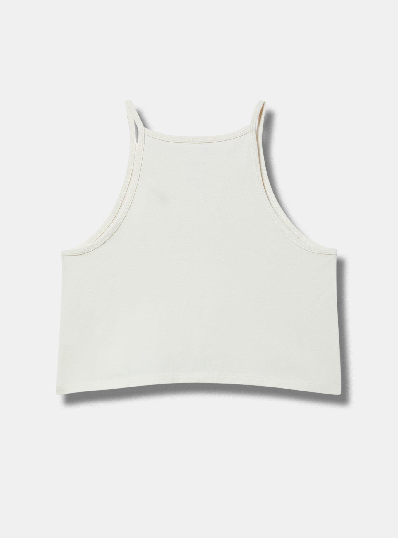 Sun Foxy High-Neck Crop Tank