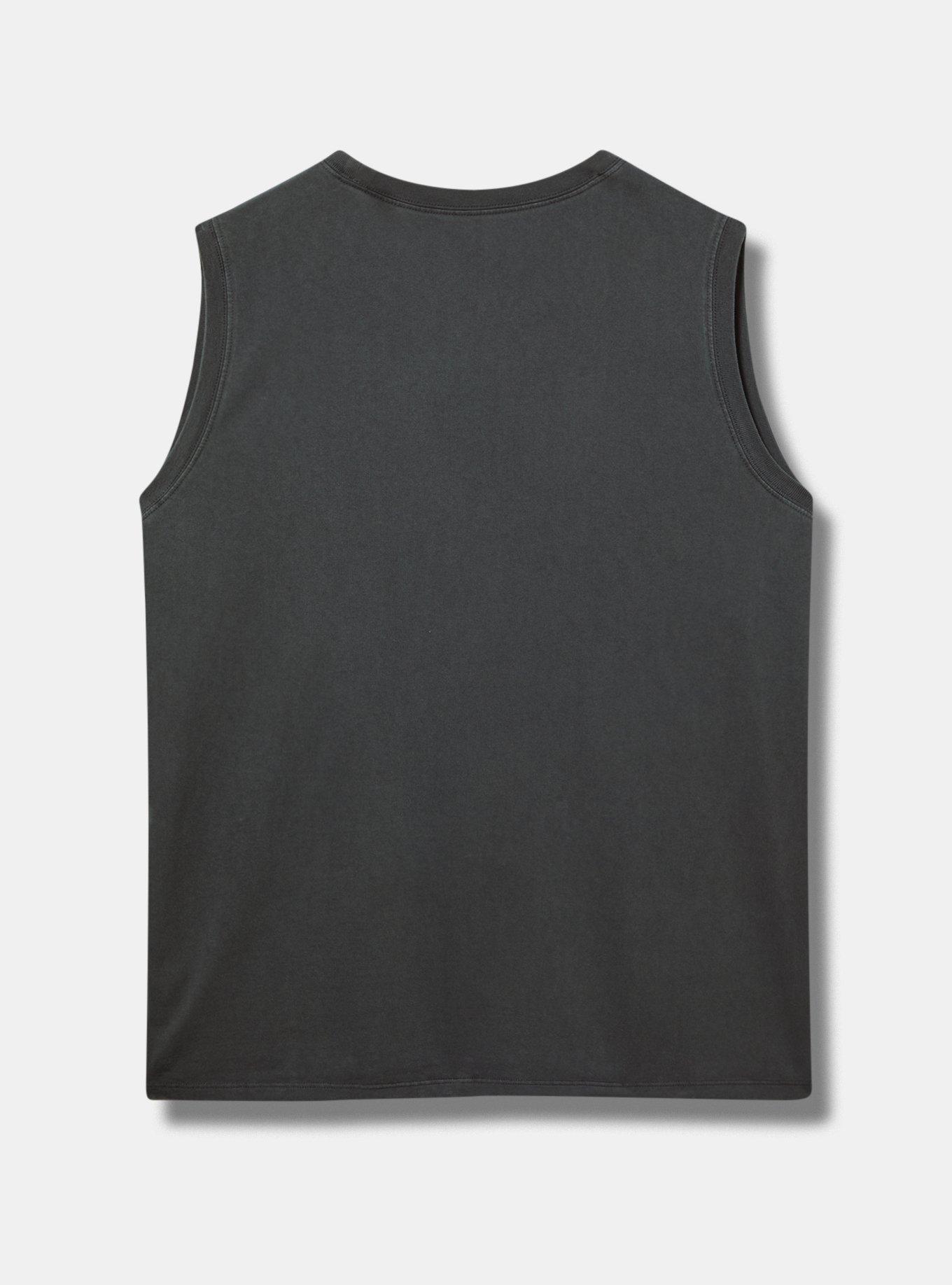 Don't Care Relaxed Cotton Jersey Tank