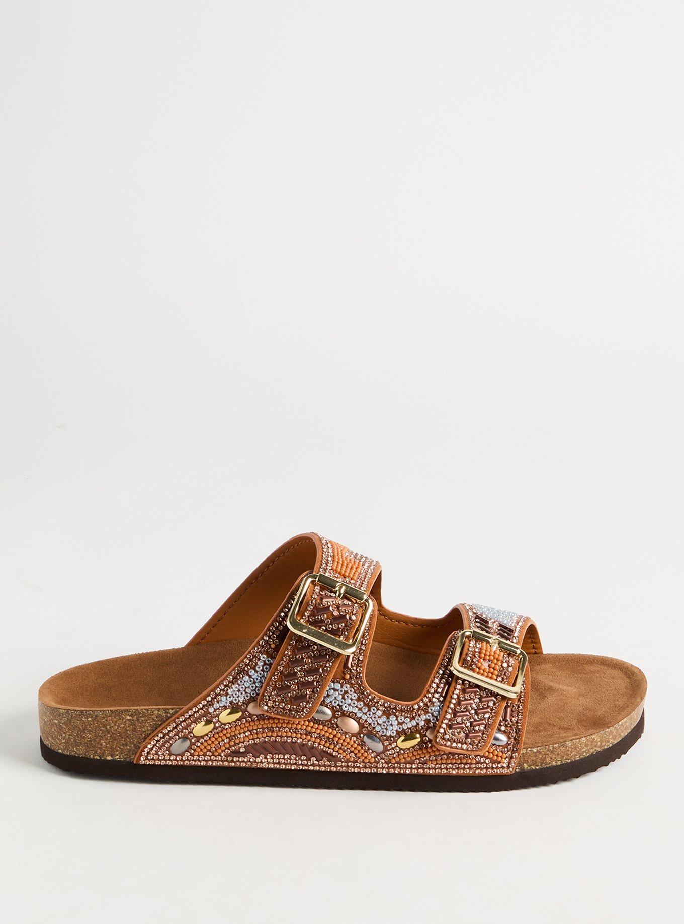 Beaded Double Buckle Slide (WW)