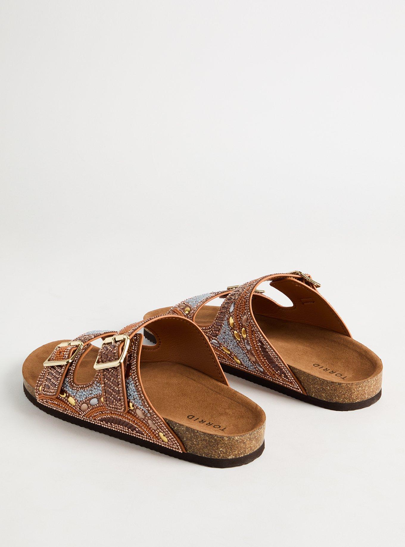 Beaded Double Buckle Slide (WW)