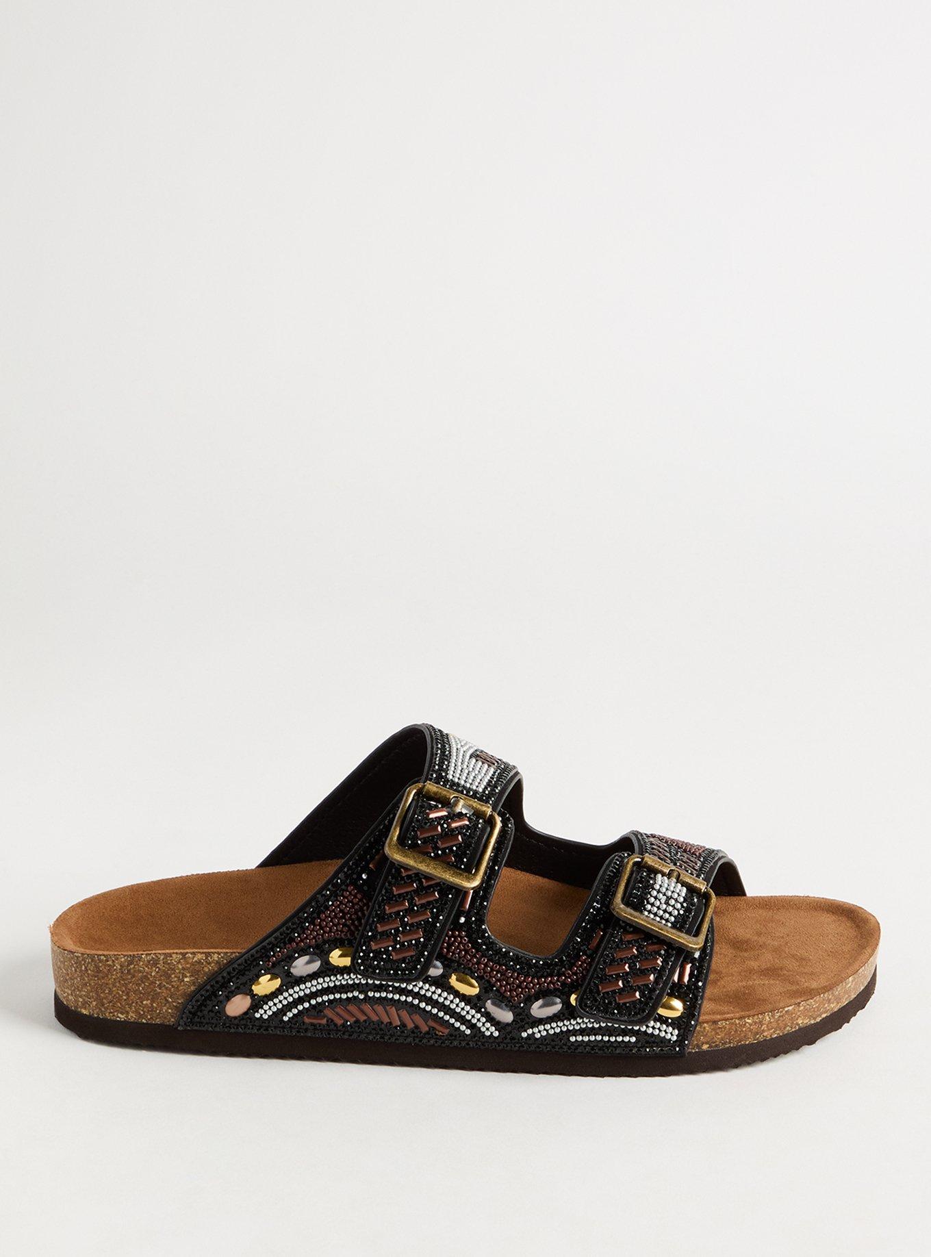 Beaded Double Buckle Slide (WW)