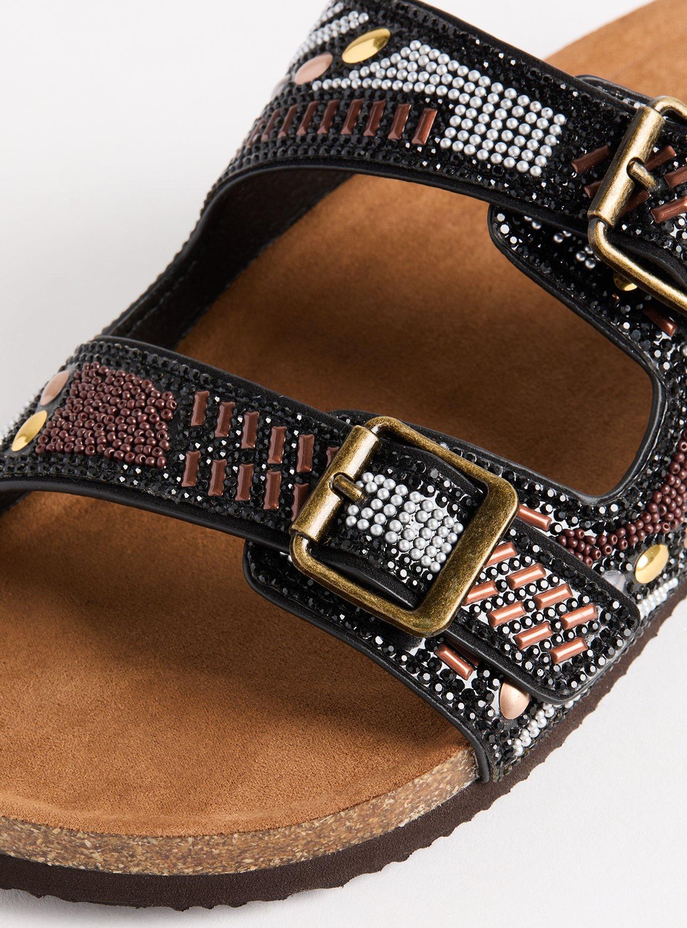 Beaded Double Buckle Slide (WW)