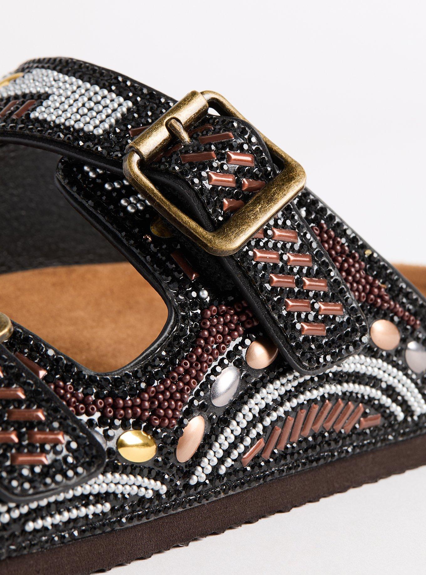 Beaded Double Buckle Slide (WW)