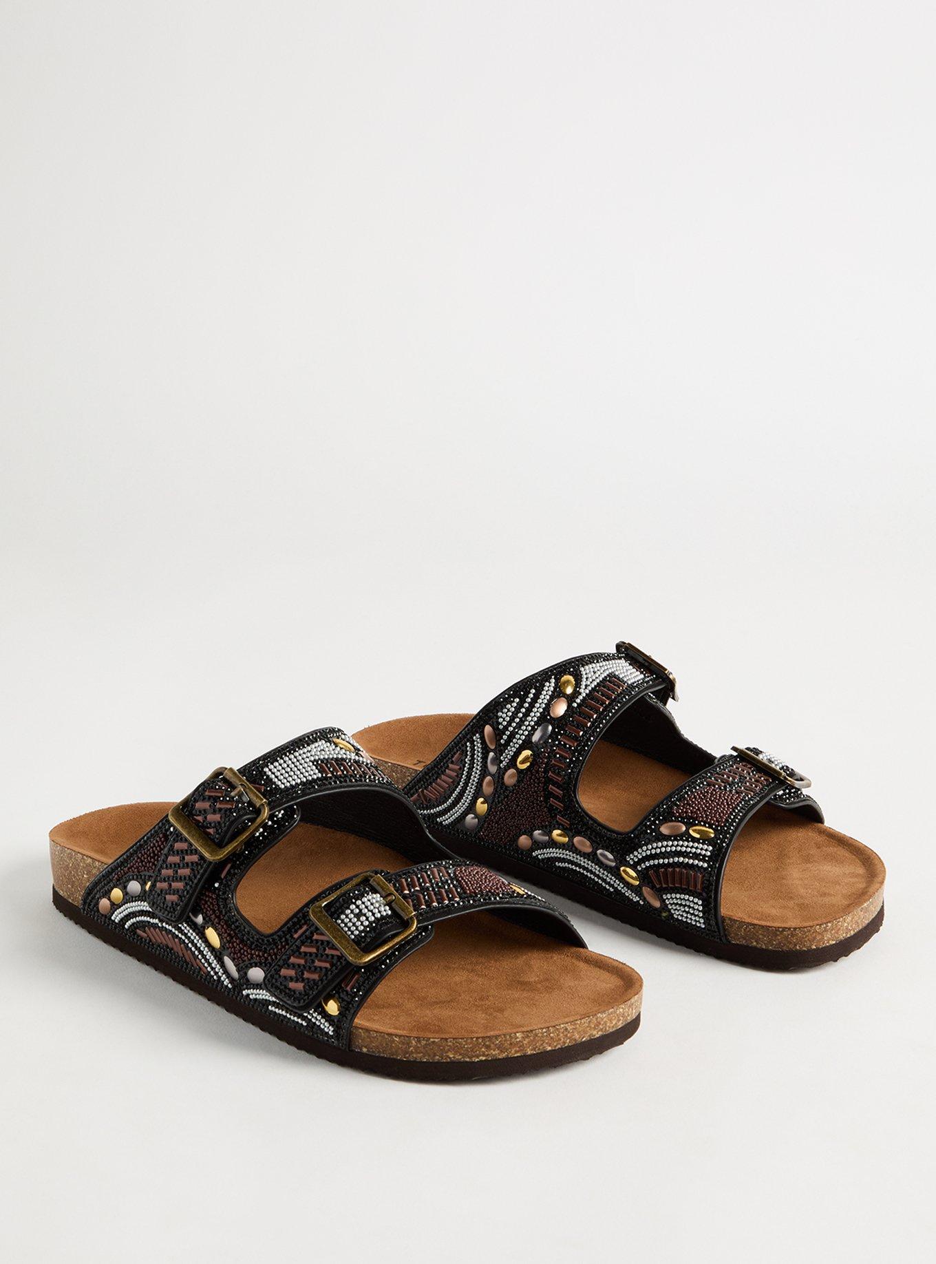 Beaded Double Buckle Slide (WW)