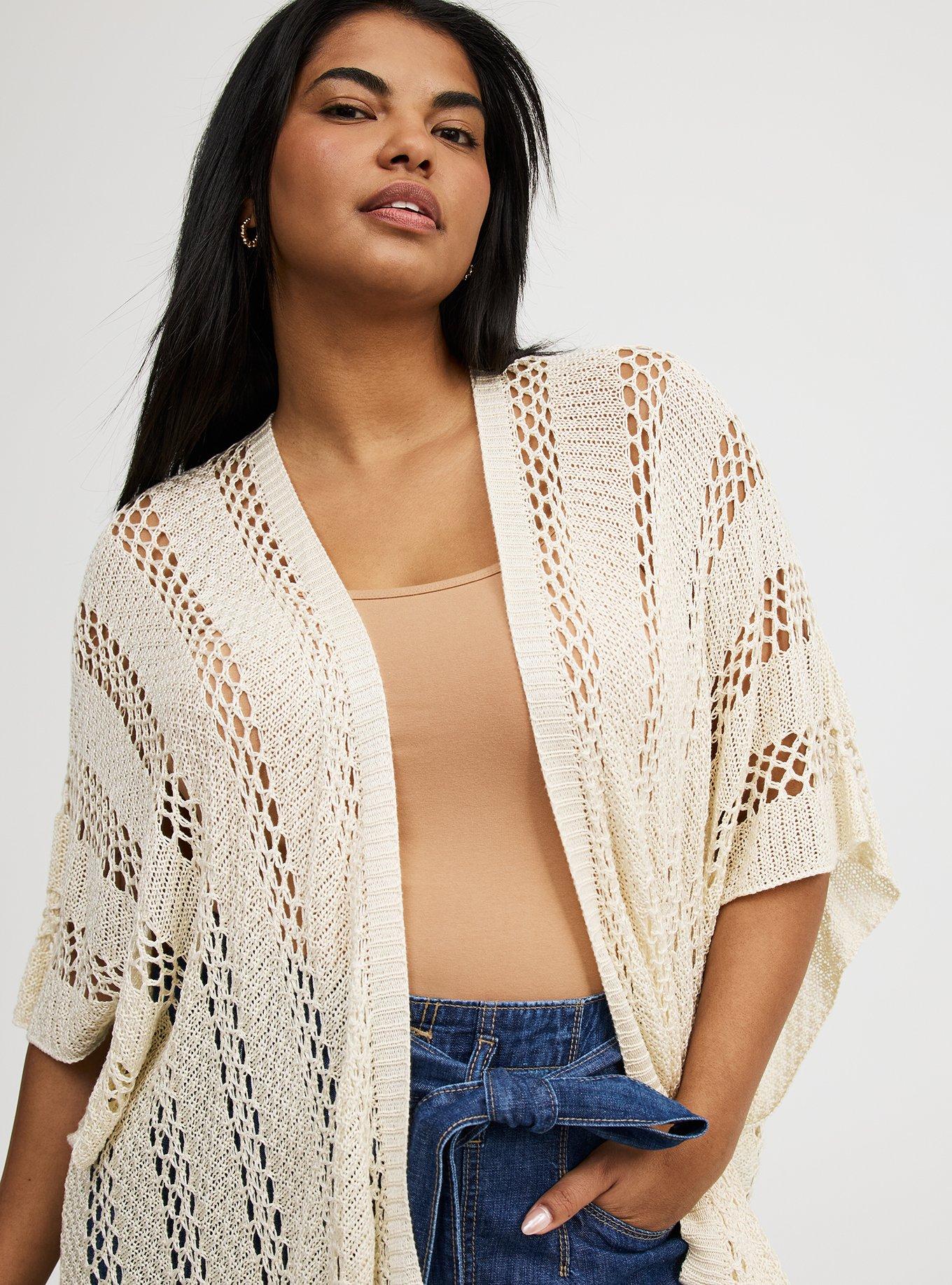 Open Knit Ruana