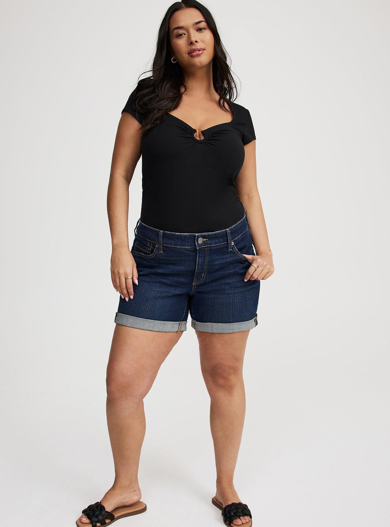 Foxy Sweetheart O-Ring Ruched Top