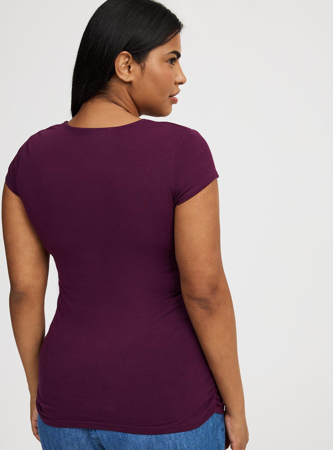 Foxy Sweetheart O-Ring Ruched Top