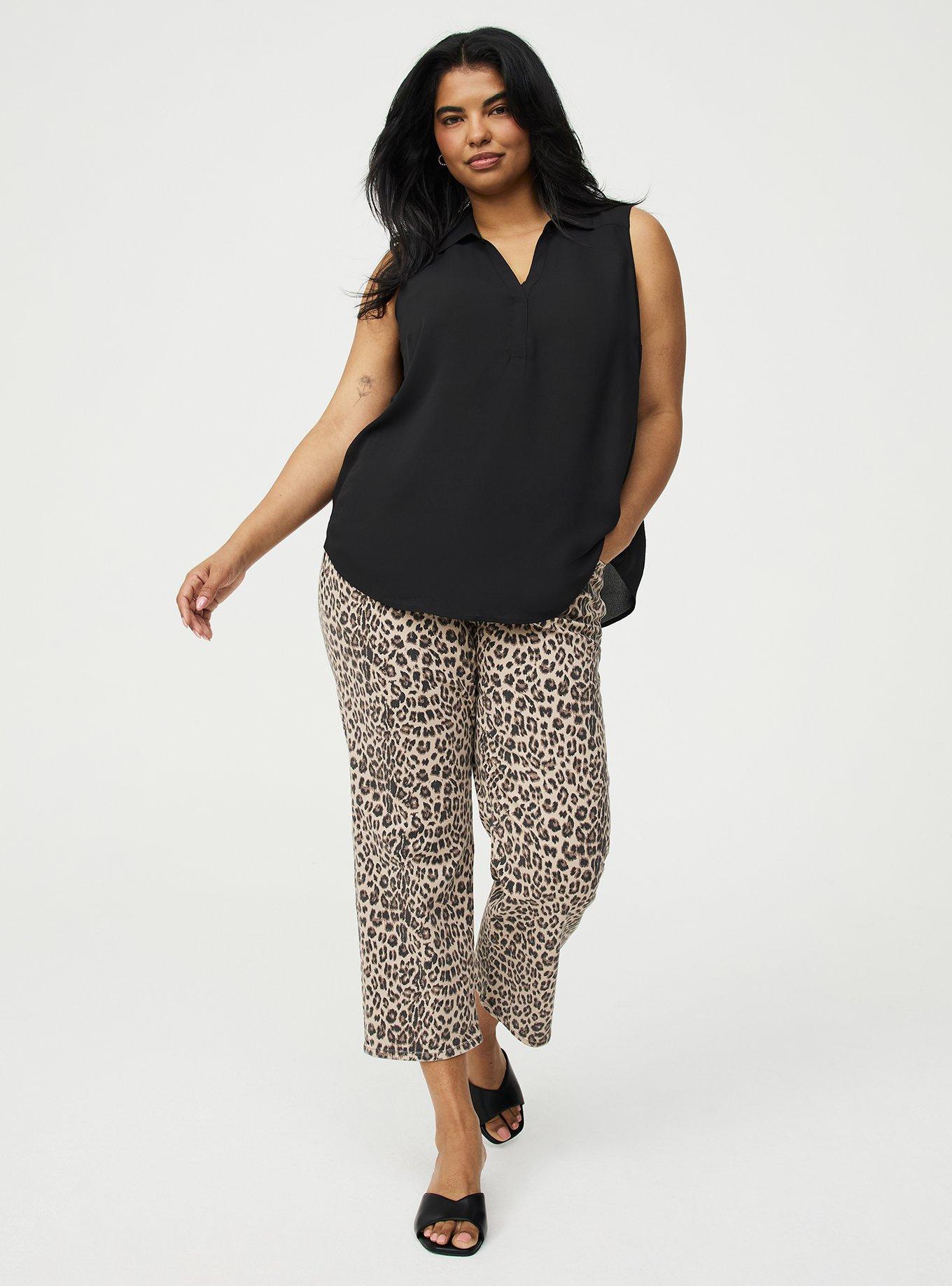 Harper Georgette Pullover Sleeveless Blouse, DEEP BLACK, hi-res