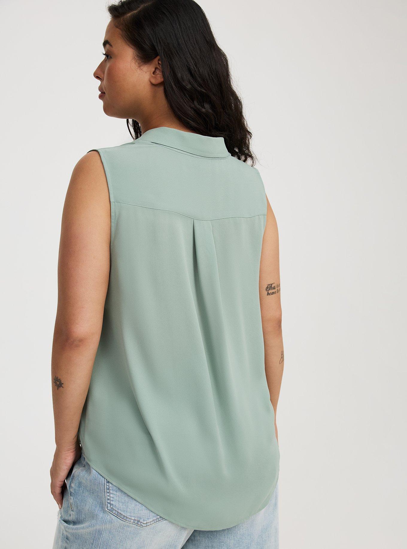 Harper Georgette Pullover Sleeveless Blouse