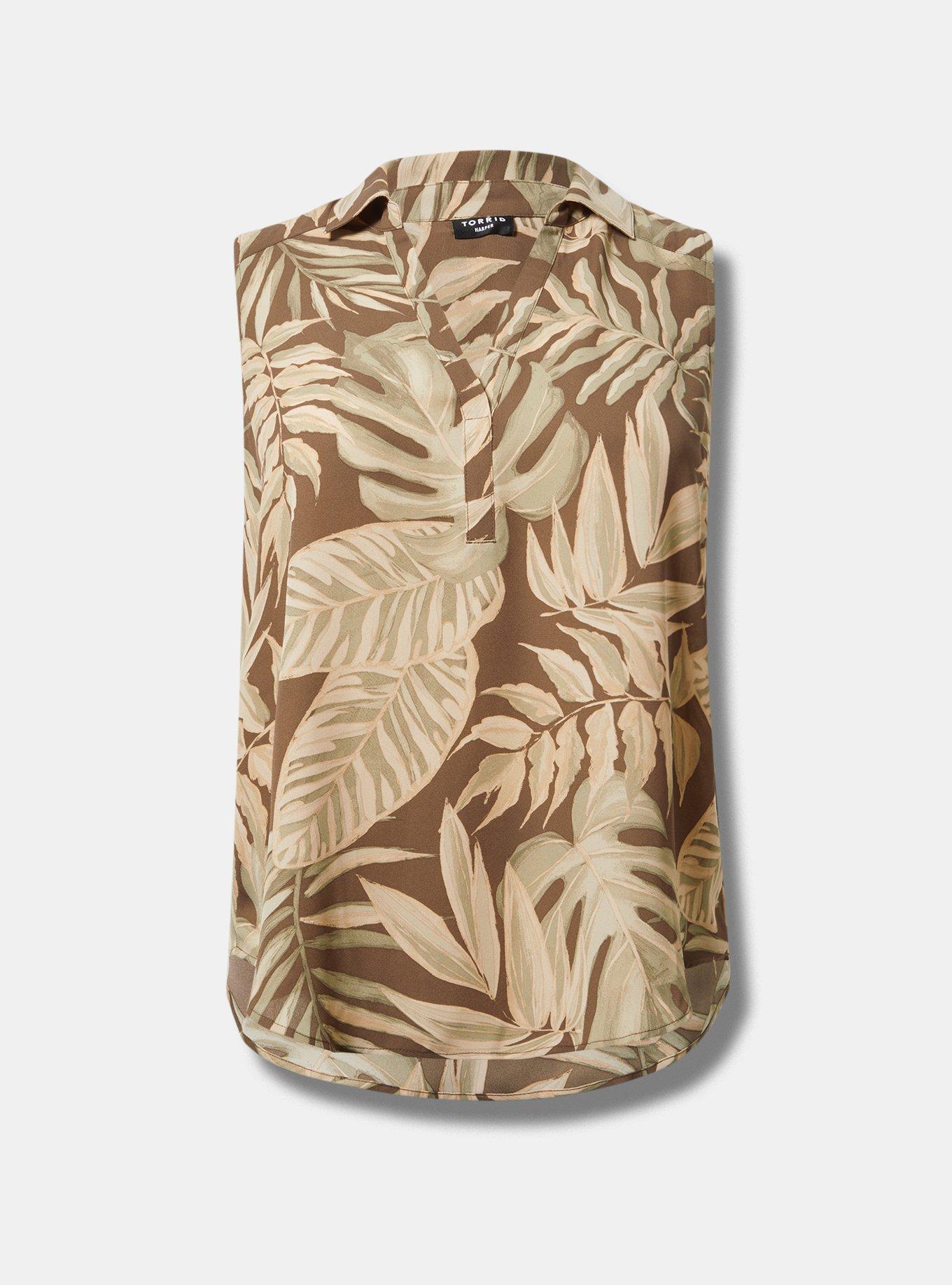 Harper Georgette Pullover Sleeveless Blouse