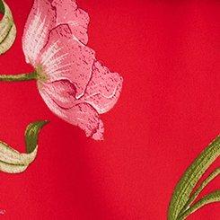 Harper Georgette Pullover Sleeveless Blouse, SALMA FLORAL RED, swatch