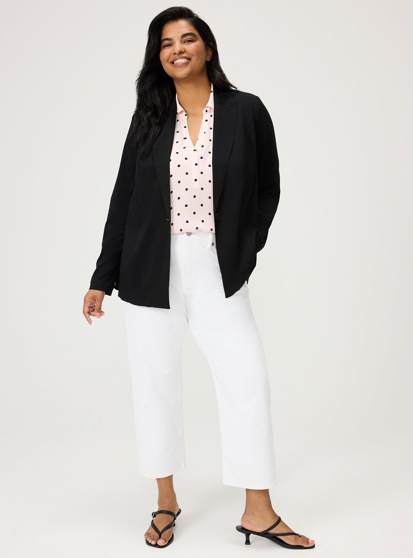 Harper Georgette Pullover Sleeveless Blouse, MIDI DOT PINK, alternate