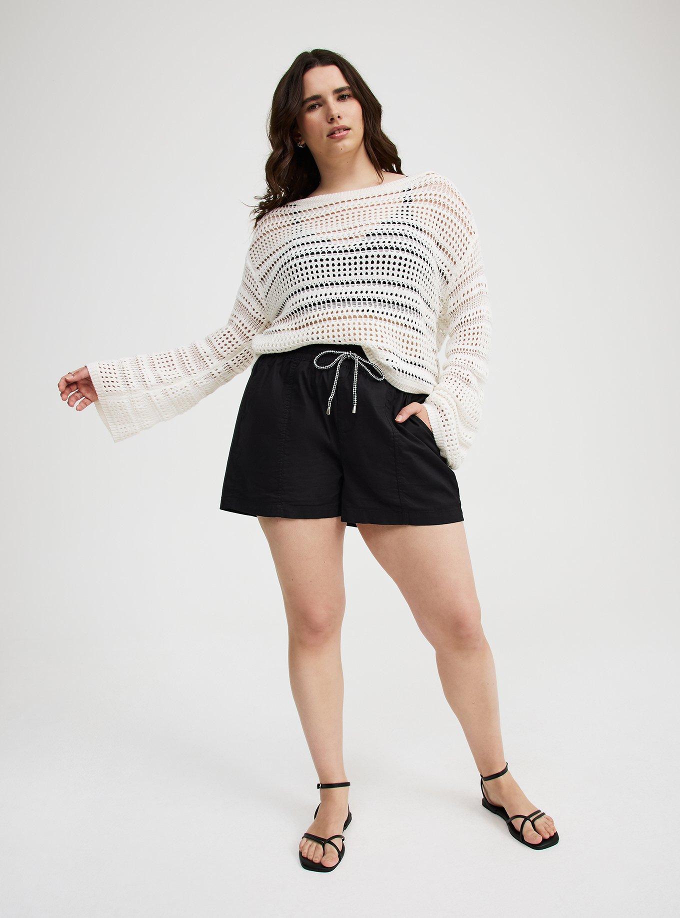 Wide Sleeve Crop Pullover