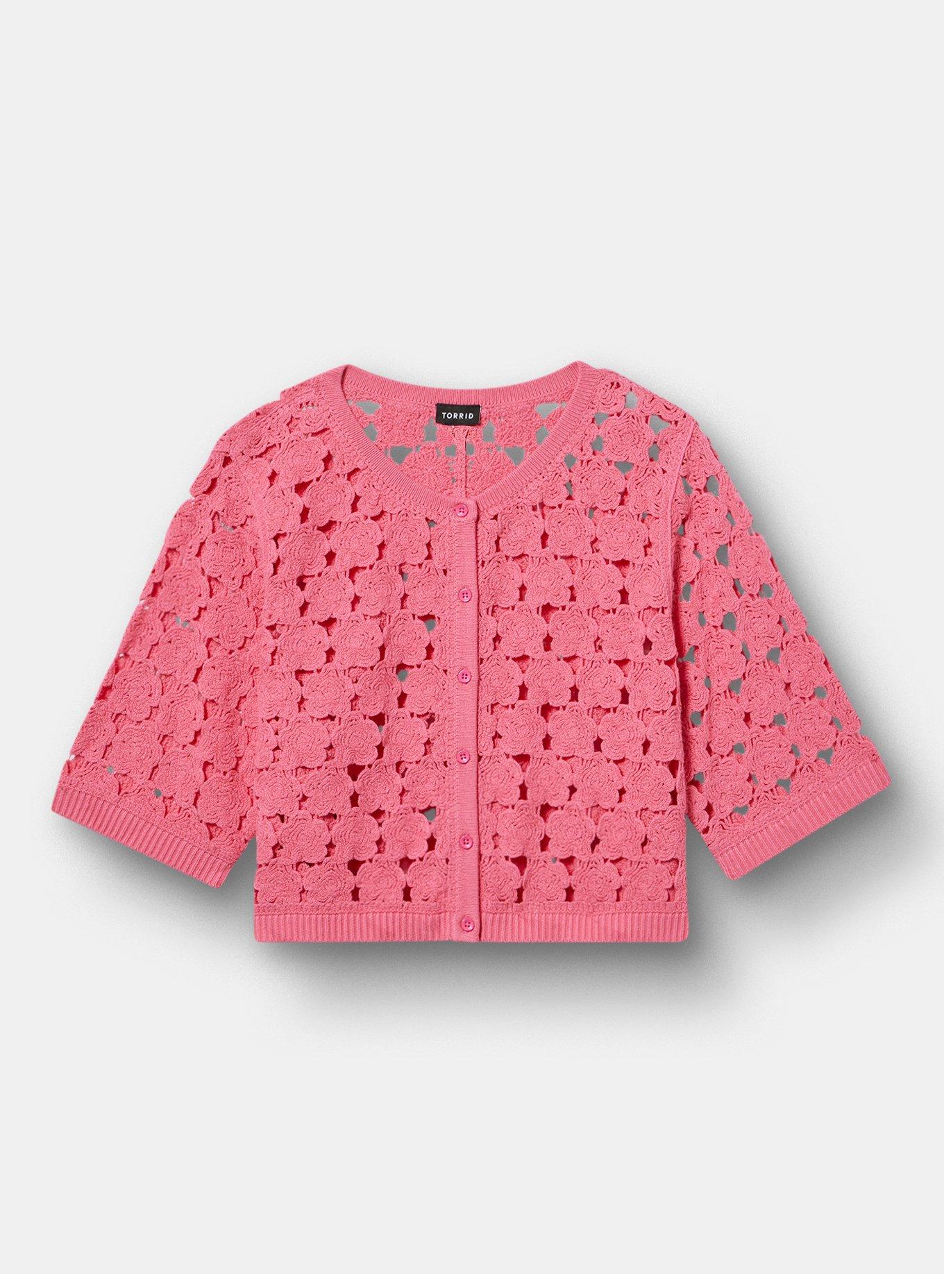 Crochet Shrug, FRUIT DOVE, hi-res