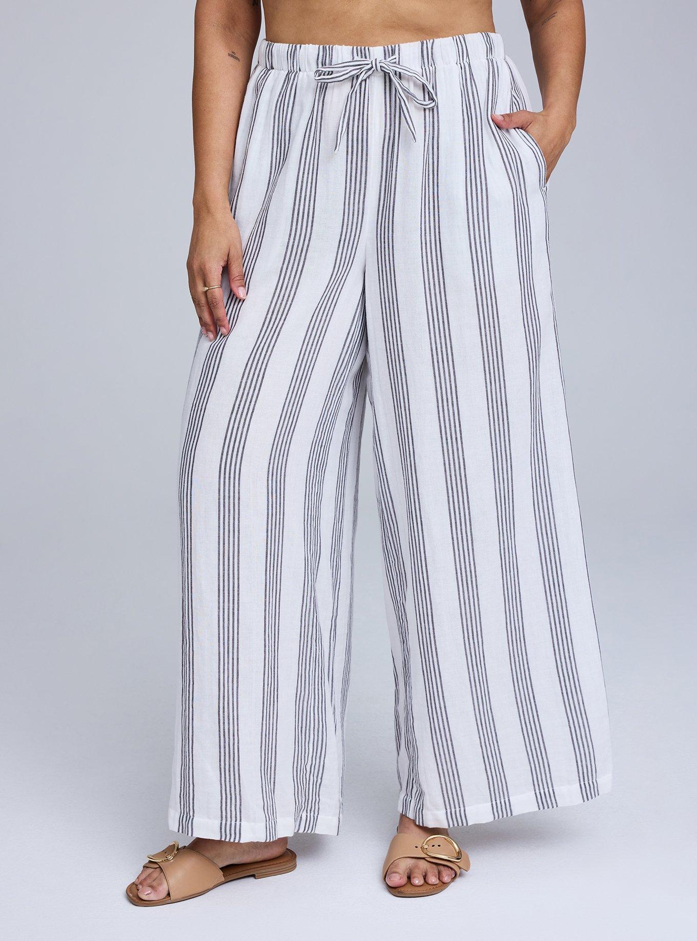 Belle Isle High-Rise Pull-On Wide Leg Pant