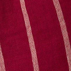 Belle Isle High-Rise Wide Leg Cotton Linen Pant, BLEEKER STRIPE BURGUNDY, swatch