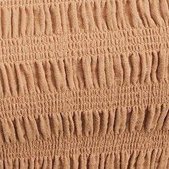 Midi Pucker Gauze Dress, MACCHIATO, swatch