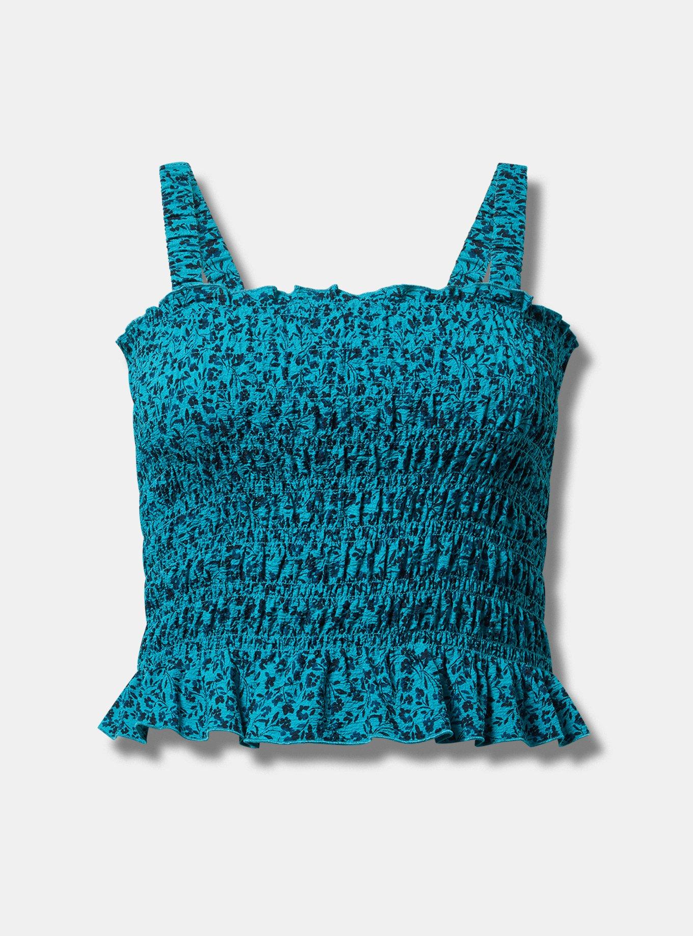 Plus Size - Smocked Ruffle Tank - Torrid