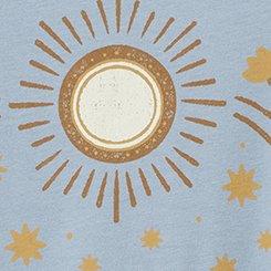 Summer Celestial Oversized Heritage Jersey Tee, DUSTY BLUE, swatch