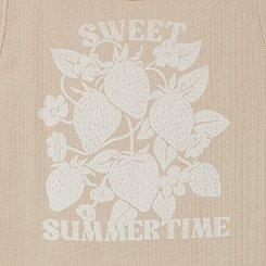 Plus Size Sweet Summertime Ribbed Tank, TEA STAIN, swatch