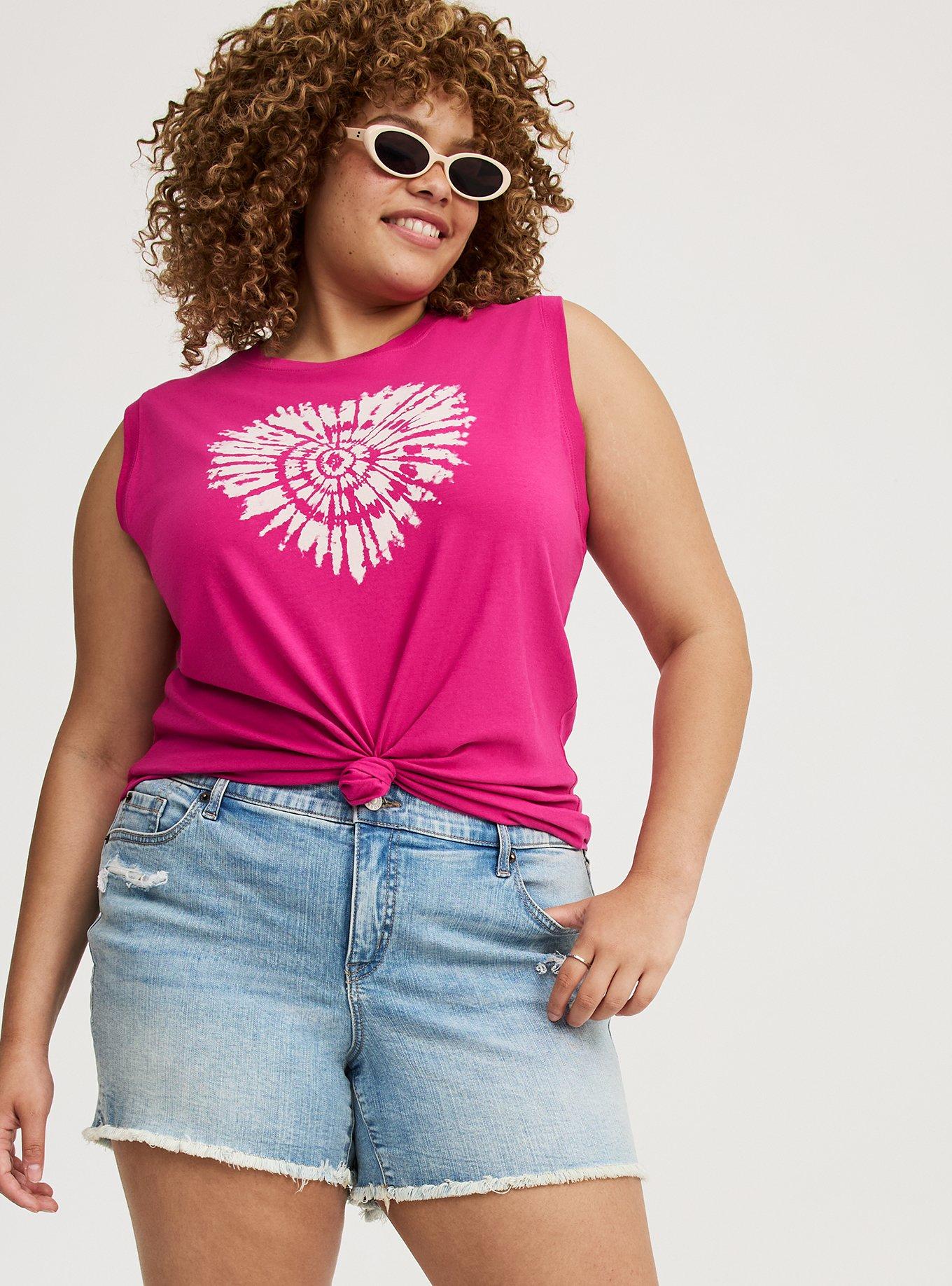 Tie-Dye Heart Relaxed Heritage Jersey Tank