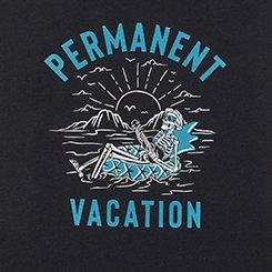 Plus Size Permanent Vacation Relaxed Heritage Jersey Tank, DEEP BLACK, swatch