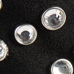 Rhinestone Knot Slide (M), BLACK, swatch