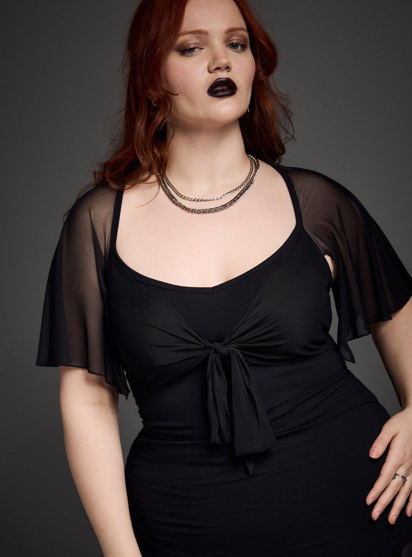 Nightfall Mesh Sweetheart Top