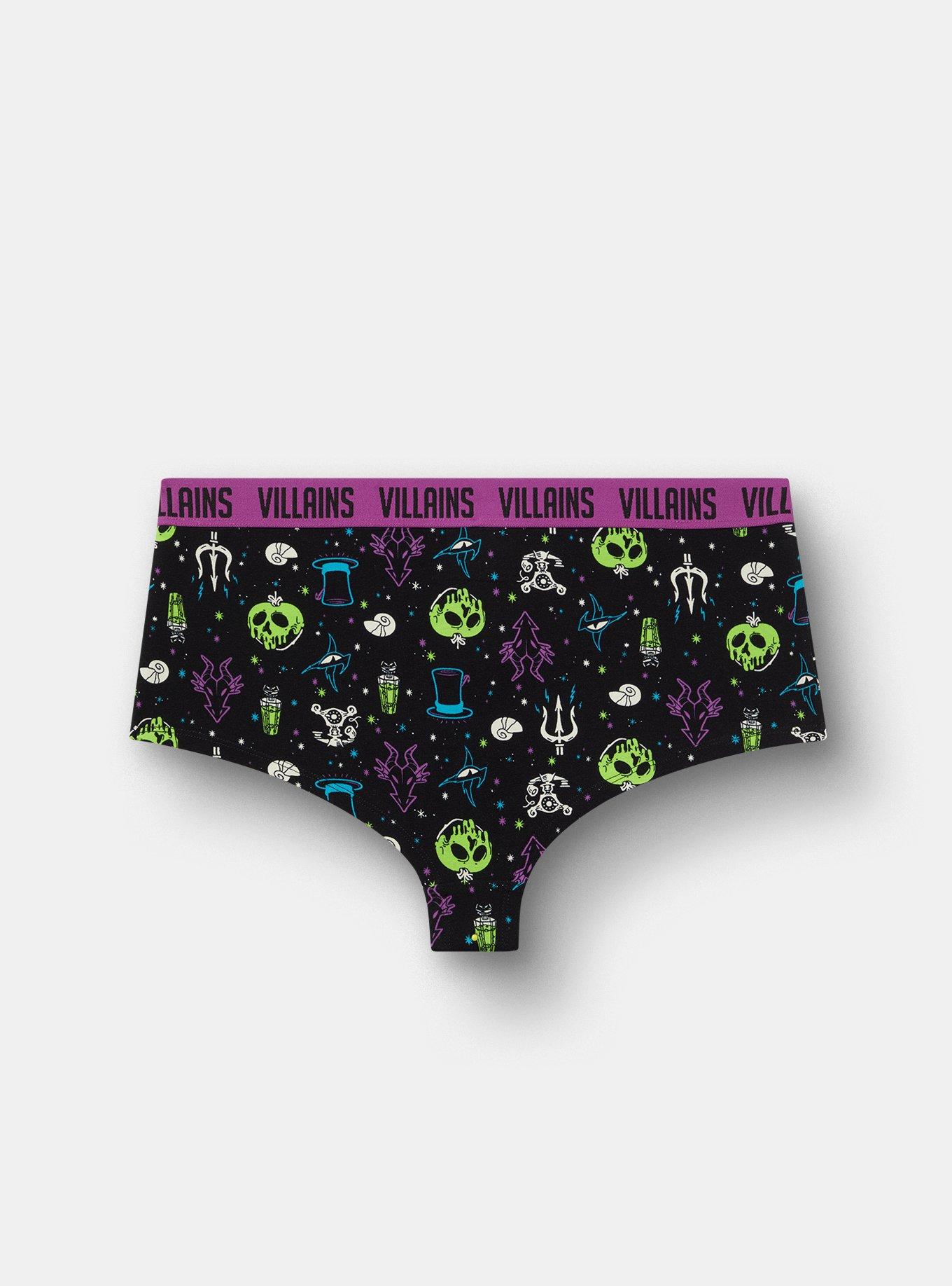 Disney Villains Mid-Rise Boyshort Panty